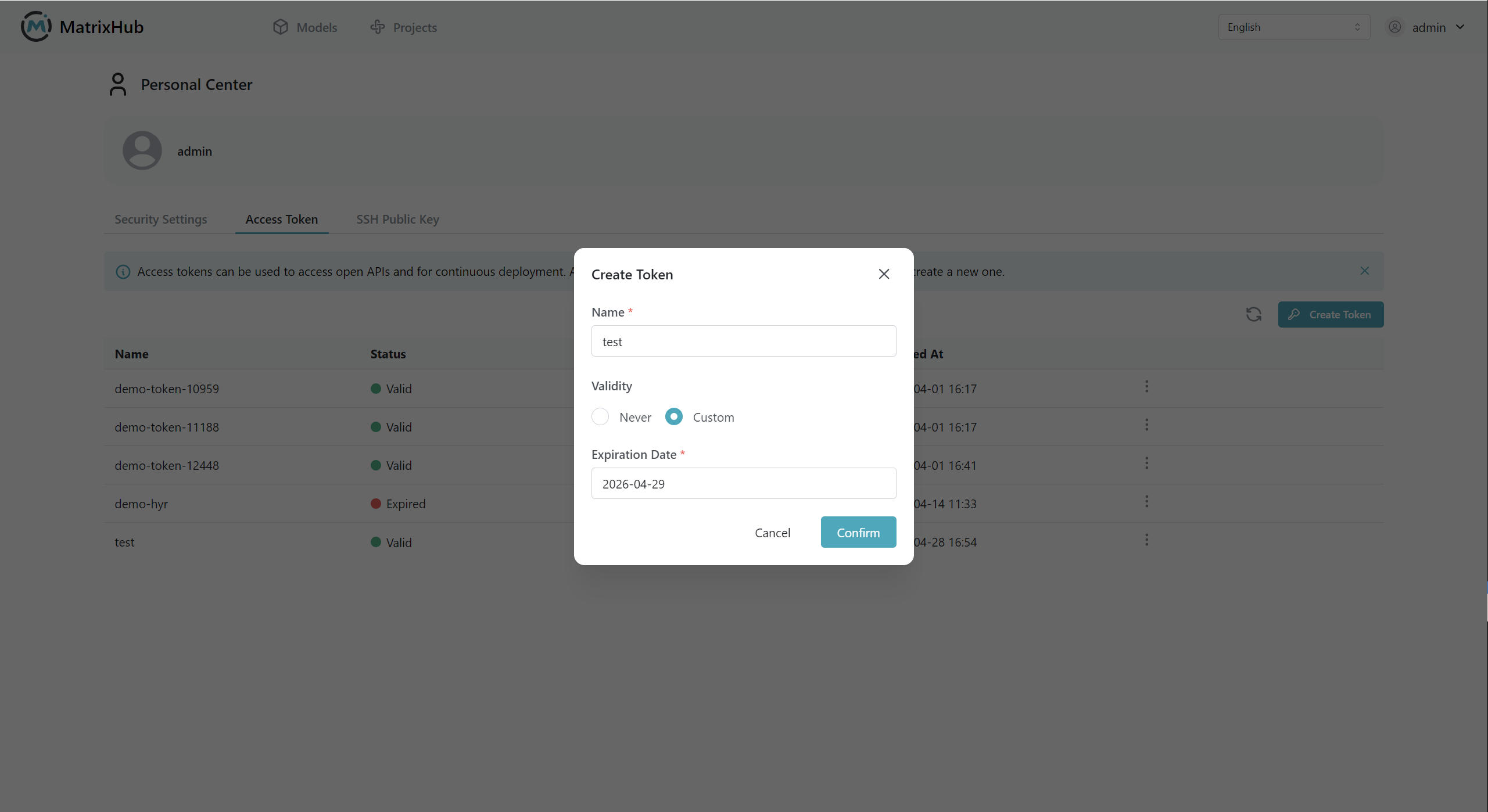 Create Access Token