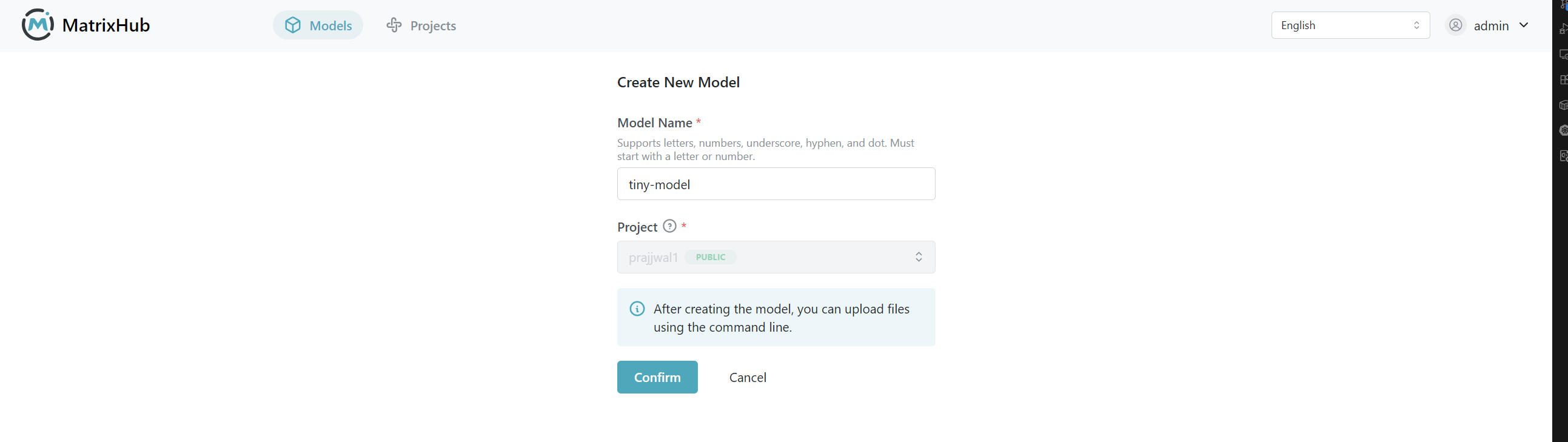 Create Model