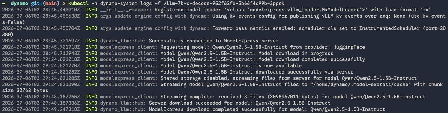 Worker 1 decode log